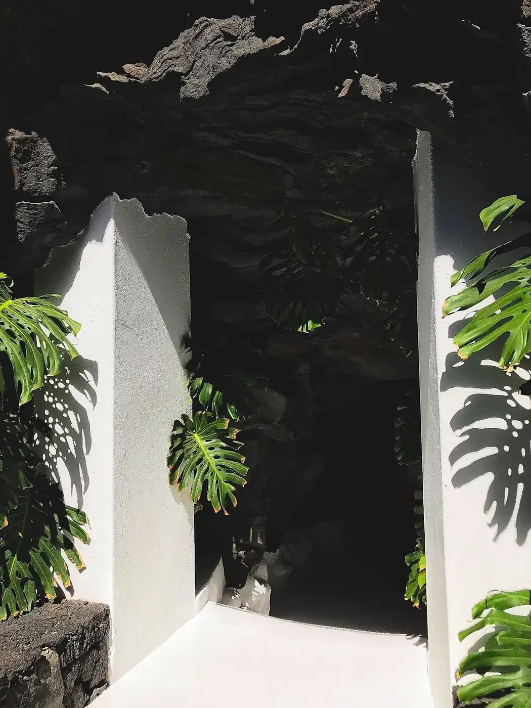 Arquitectura Manrique - Túnel con jardín - Lanzarote